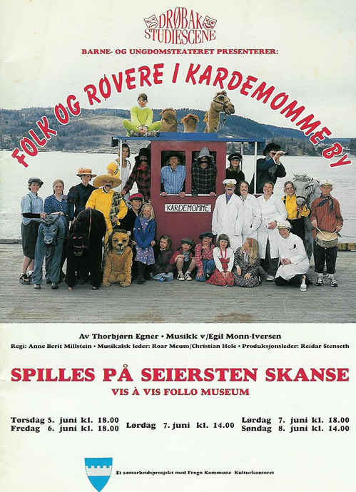 [Folk og rvere i Kardemommeby 1997 - Plakat]